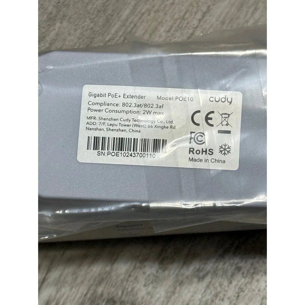 Cudy New Gigabit PoE Extender, 10/100/1000Mbps,‎